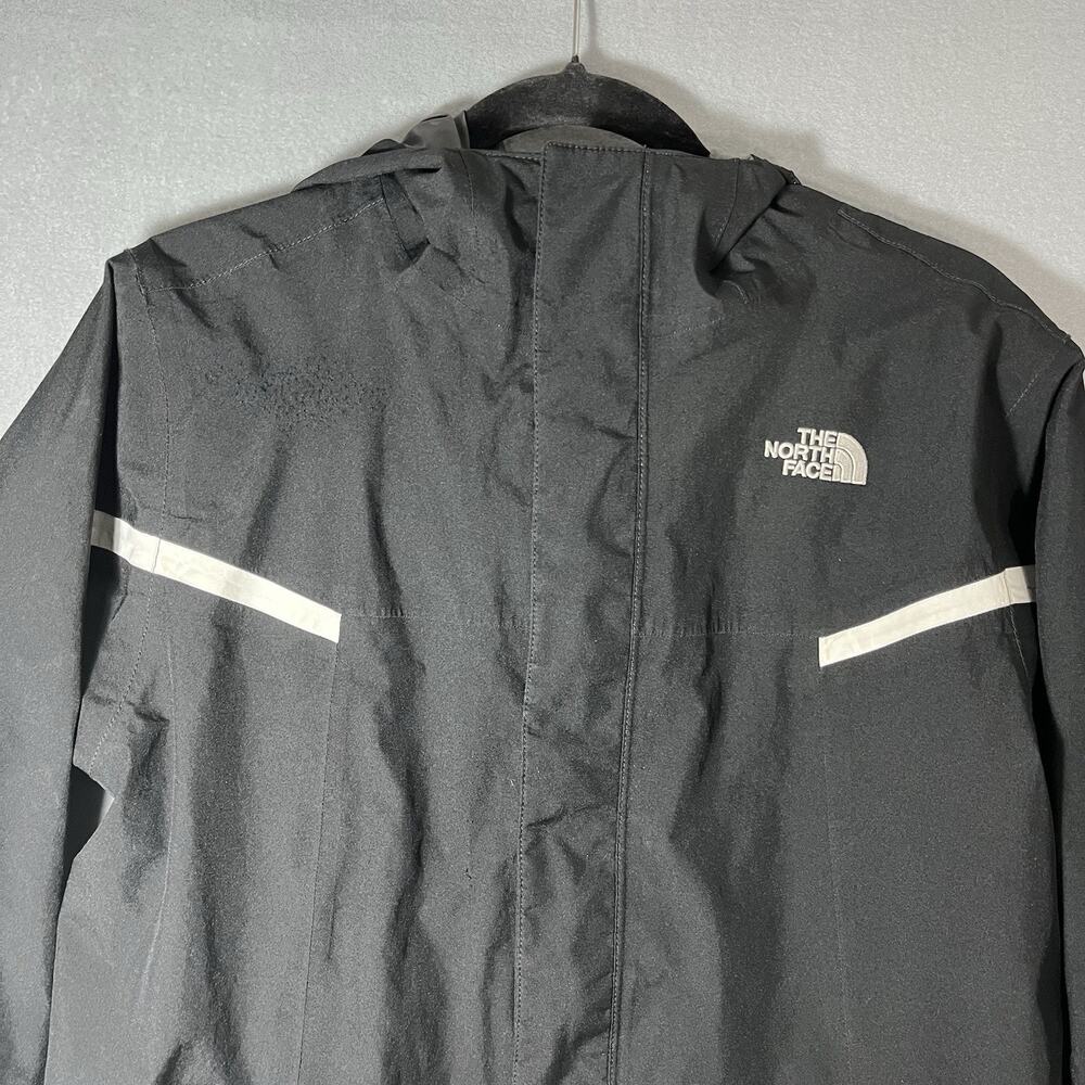 North Face Hyvent Jacket Boys XL 18/20 Black, Mesh Lined, Hood, Full Zip 3 In 1 - Picture 3 of 12